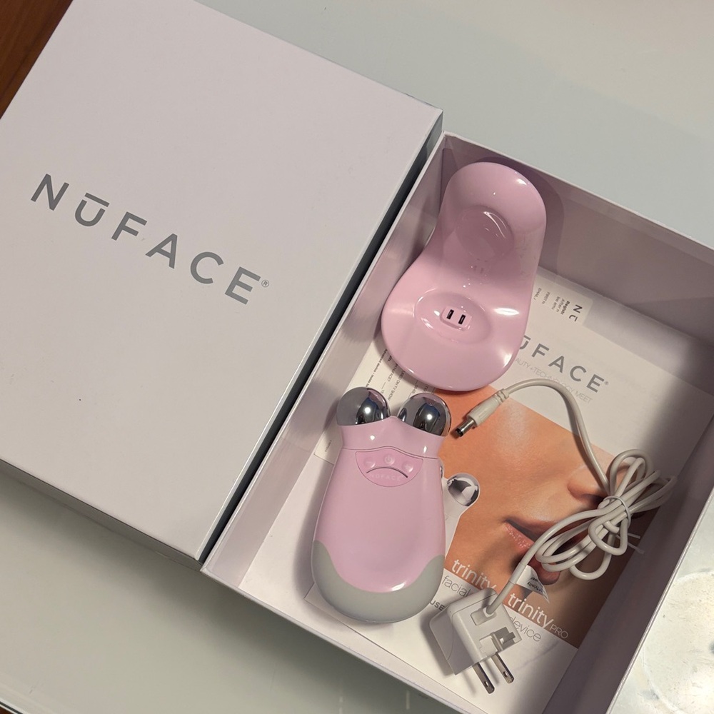 NuFace Light Pink Facial Toning Device